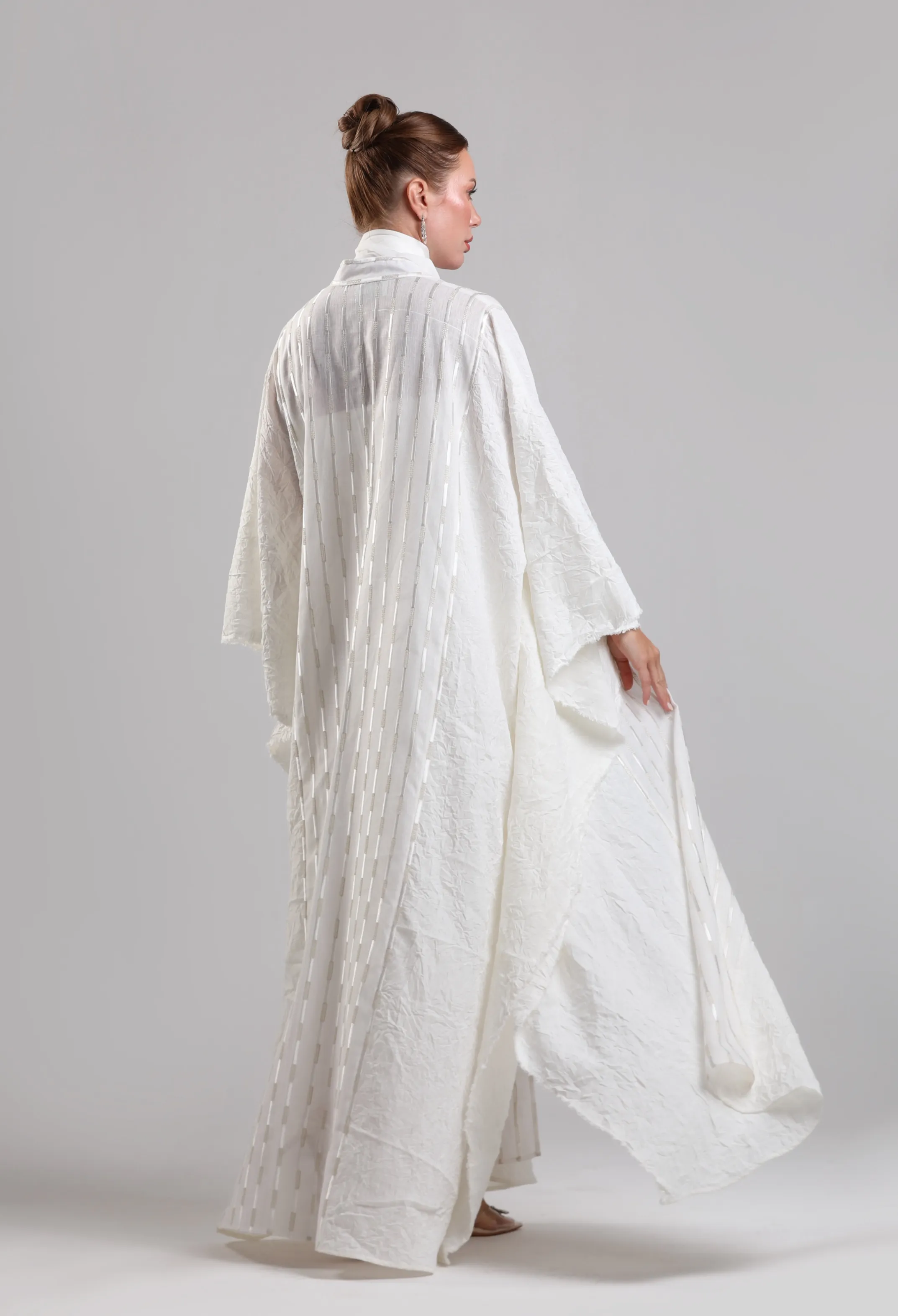 عباية لينن مجعد