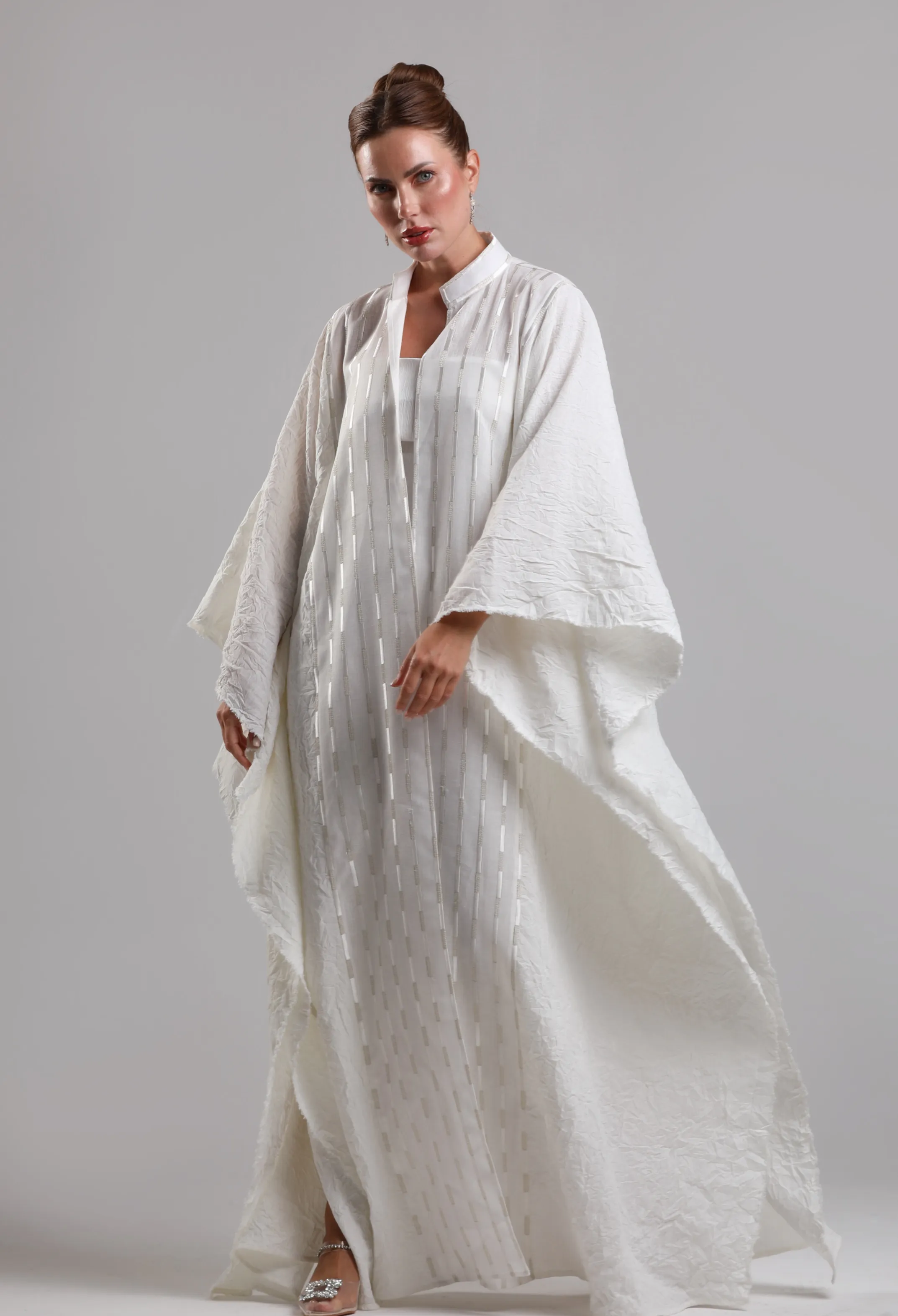 عباية لينن مجعد