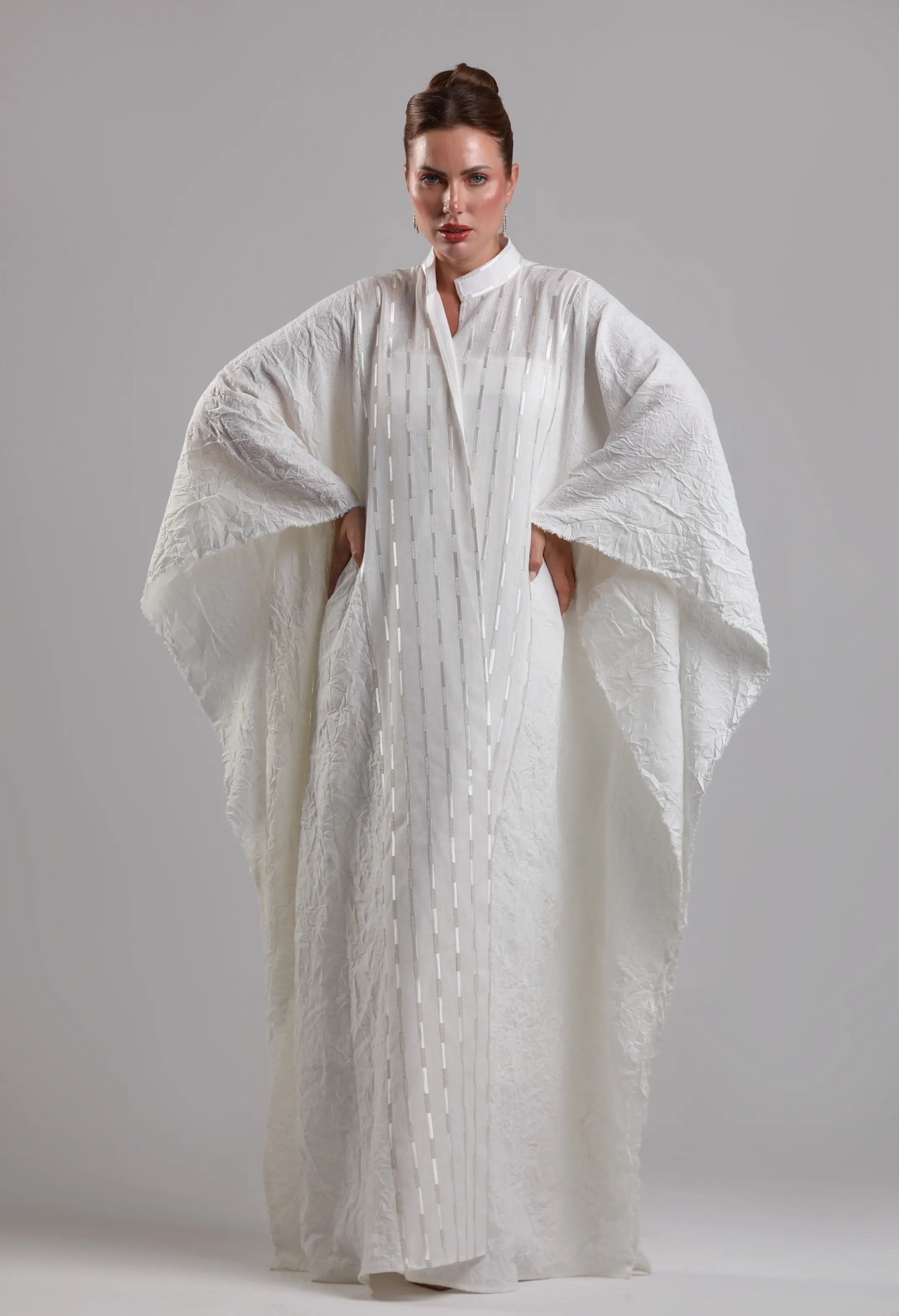 عباية لينن مجعد