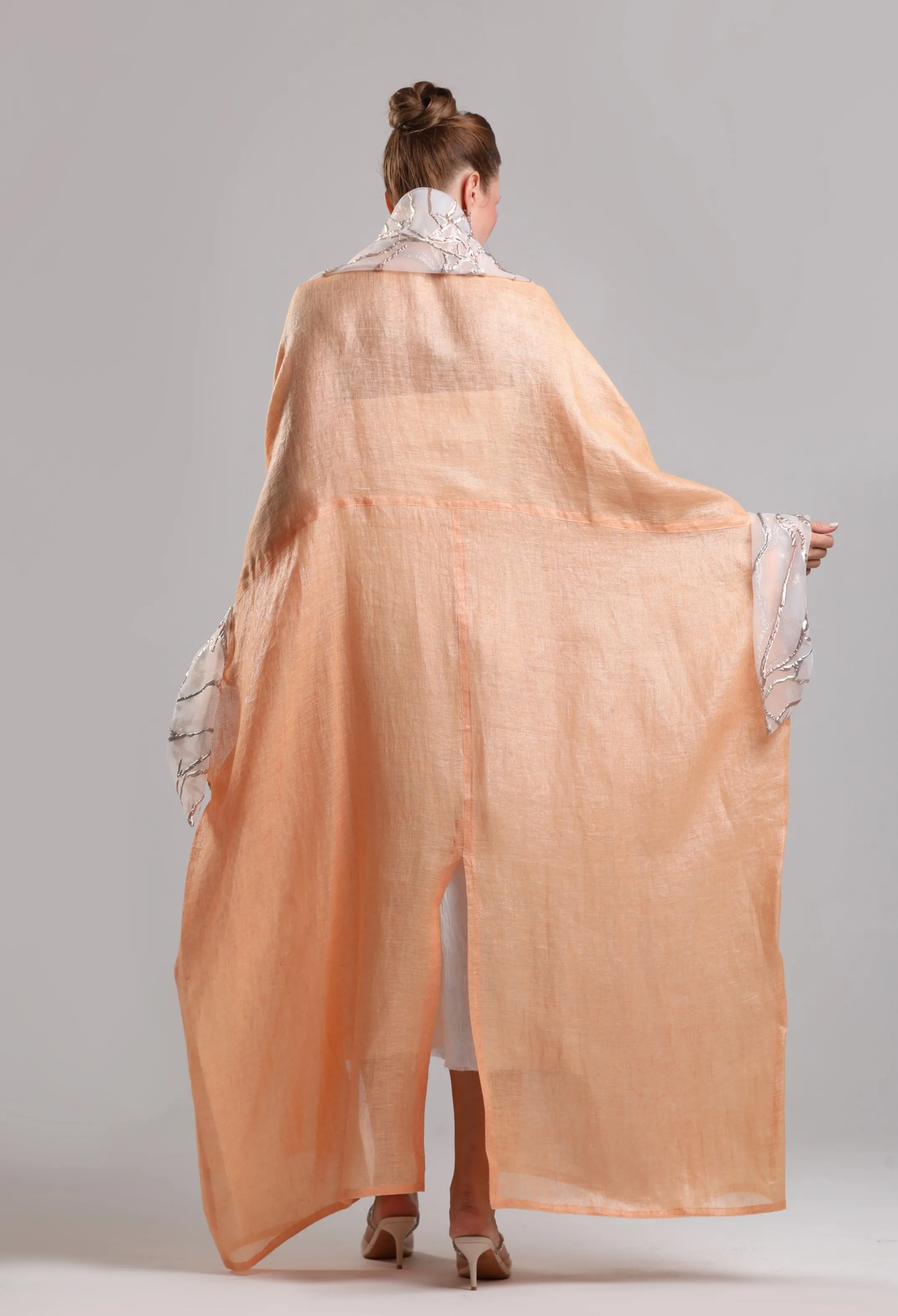 بشت لينن فاخر  _ الأورنج