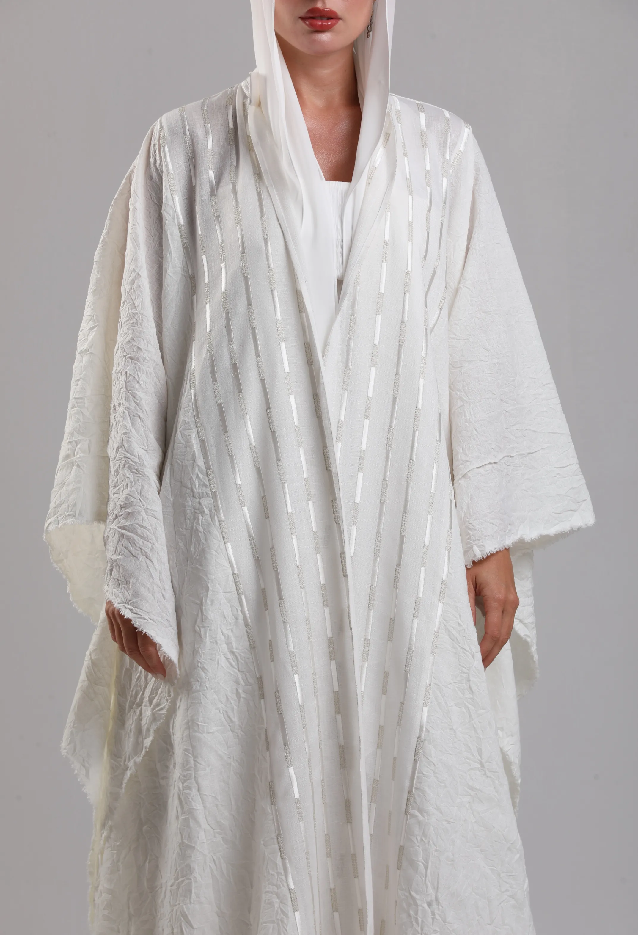 عباية لينن مجعد