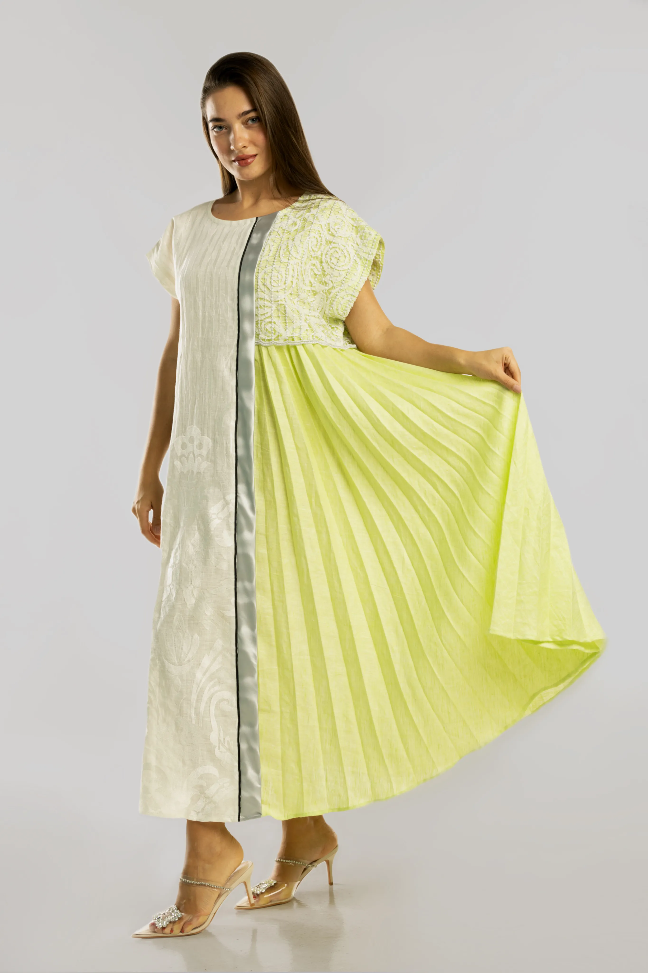 جلابية لينن بليسيه